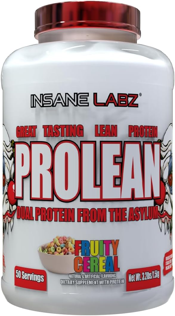 Insane Labz ProLean Protein Powder | Fruity Cereal | 50 Servings