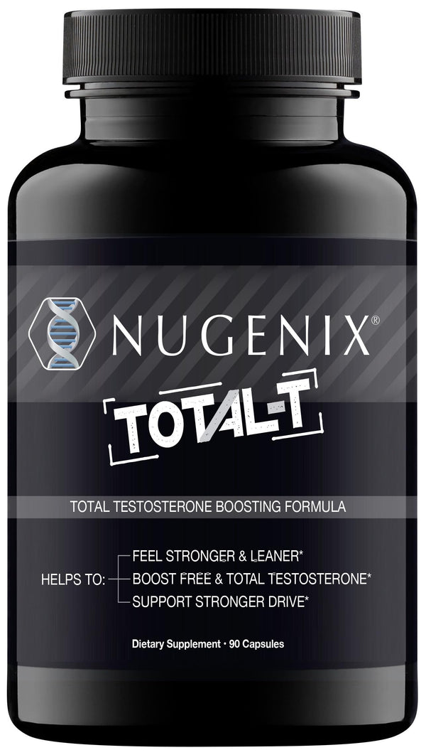 Nugenix Total-T, Free and Total Testosterone Booster Supplement for Men, 90 Count