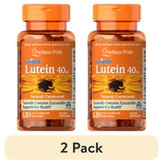 (2 pack) Lutein 40 mg with Zeaxanthin, 120 Softgels by Puritan's Pride