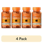 (4 pack) Lutein 40 mg with Zeaxanthin, 120 Softgels by Puritan's Pride