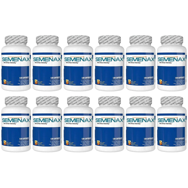 Semenax Volume and Intensity Enhancer 120 Capsules Per Bottle x 12 Month Supply / 1 Year