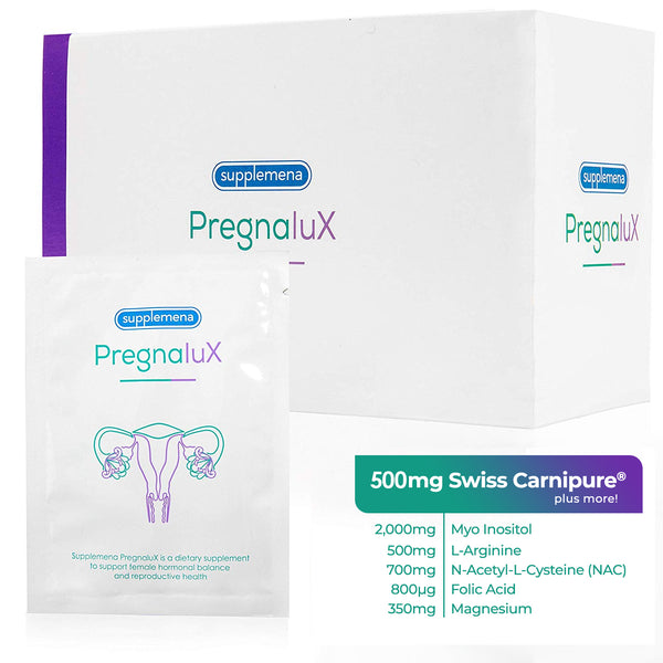Supplemena PregnaluX Prenatal Supplement for Women's Reproductive Health 1 month supply