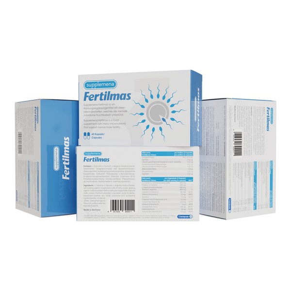 Supplemena Fertilmas Male Fertility Supplement - 4 Month Supply - 4x 60 Capsules