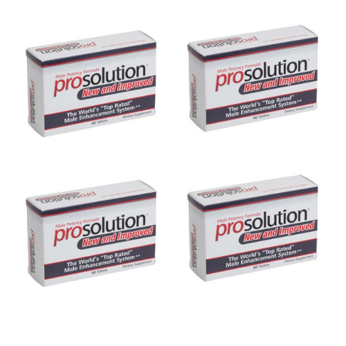 PROSOLUTION PILLS 4 Months Male Enhancement BIGGER HARDER Penis Enlargement