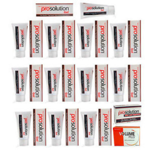 ProSolution Gel 12 Tubes Male Enhancement Lube + Volume pills+ ProSolution pills