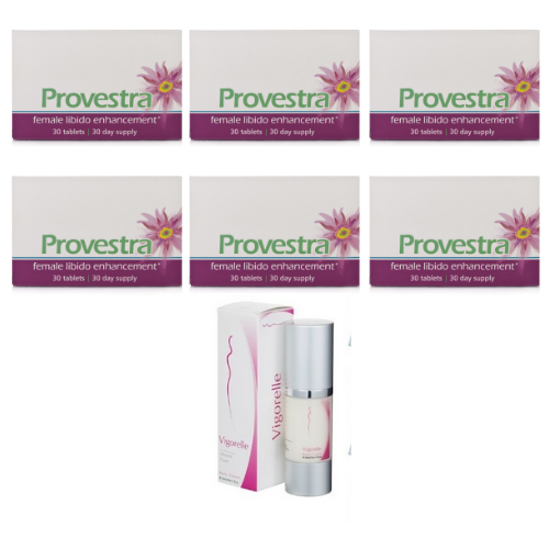 Provestra Female Libido Enhancement 6 Month Supply & Bonus Vigorelle Enhancement